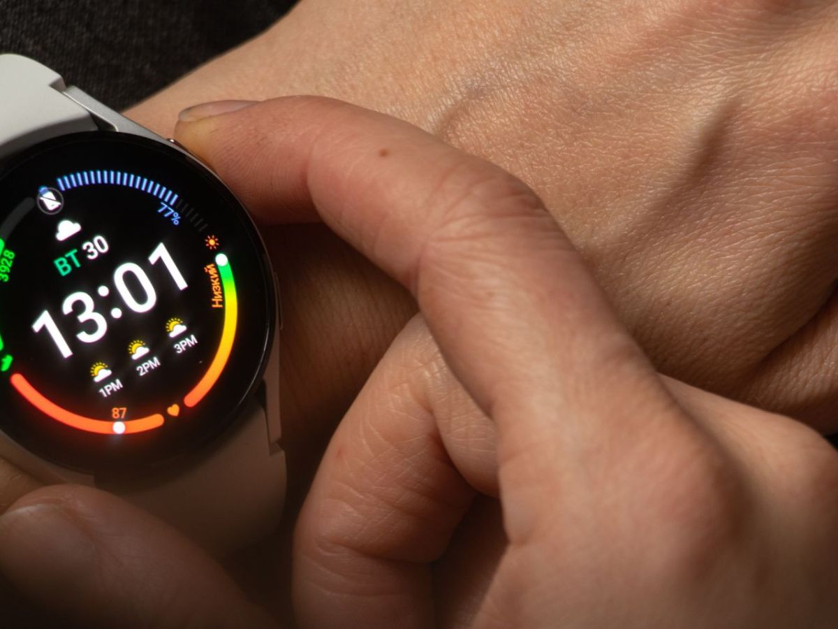 Samsung Galaxy-Uhr mit Gesundheitsfunktion.
