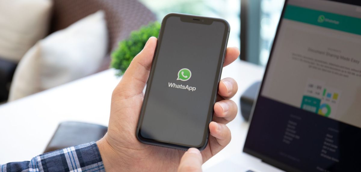 WhatsApp-Update auf Smartphone.