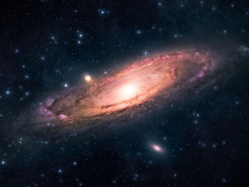 Illustration einer Galaxie