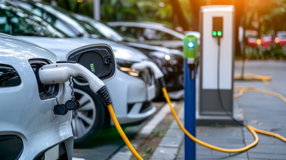 Elektroautos beim Laden