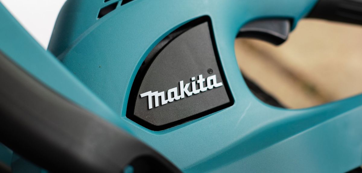 Gehäuse einer Akku-Astschere von Makita.