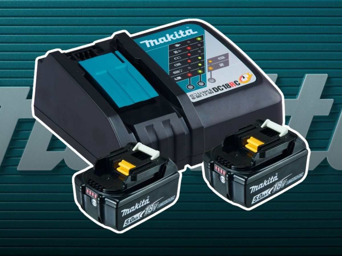 Makita-Akkus samt Power Source-Kit LXT 5,0Ah