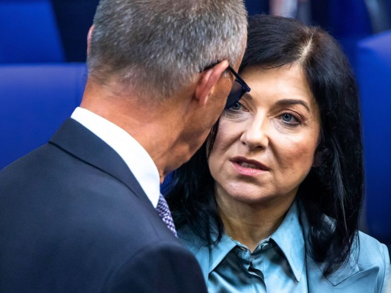 Friedrich Merz (l.) und Katherina Reiche (r.)