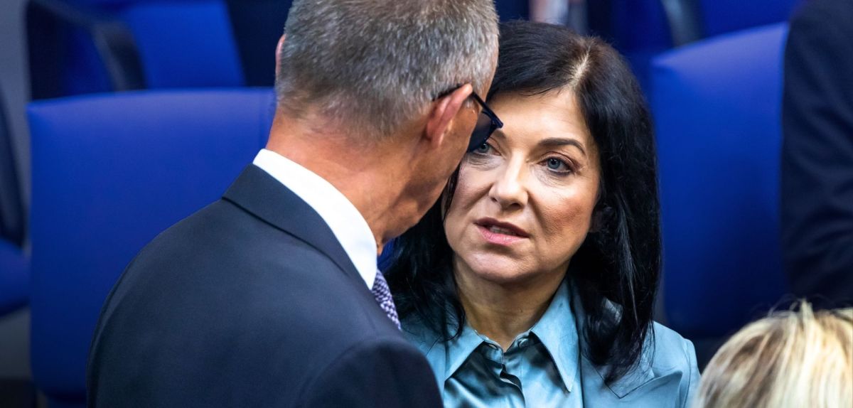 Friedrich Merz (l.) und Katherina Reiche (r.)