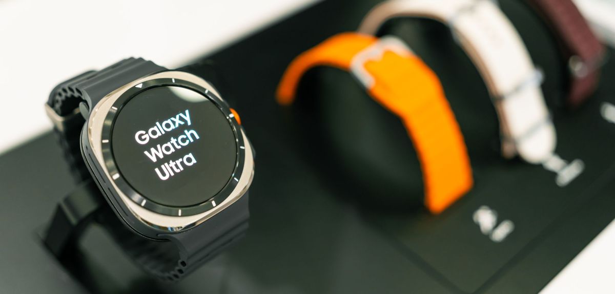 Samsung Galaxy Watch in einer Auslage